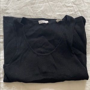 EQUIPMENT- Cotton cashmere blend rubbed tank